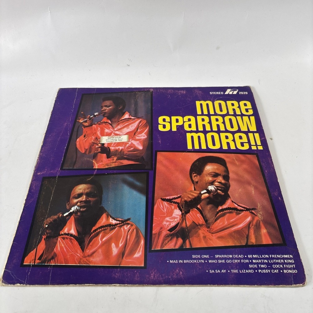 Mighty Sparrow Accompanied By Conrad Little And His Big Band, More Sparrow More,